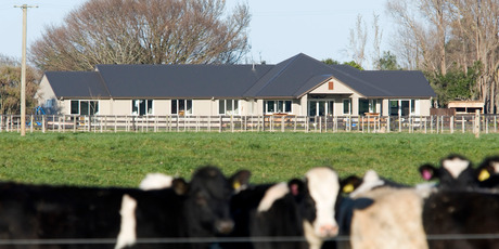 The farmhouse near Feilding where Scott Guy was killed. Photo / Mark Mitchell