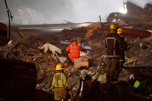 Emergency services searched the rumble for survivors of the collapsed CTV building for days after the fatal quake. Photo / Brett Phibbs