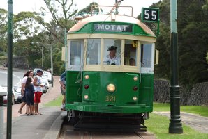 One of the trams at Motat. Photo / Supplied