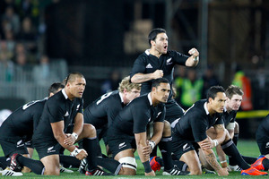 A new look might decorate the All Blacks' jerseys if rumours are true. Photo / NZPA