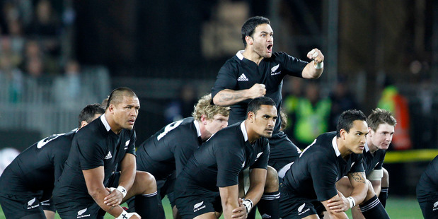 A new look might decorate the All Blacks' jerseys if rumours are true. Photo / NZPA