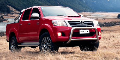 Toyota's Hilux celebrated another strong month as NZ's leading ute.