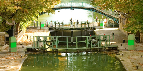 Built to carry drinking water in the early 19th century, Canal Saint-Martin now carries tourists. Photo / Thinkstock