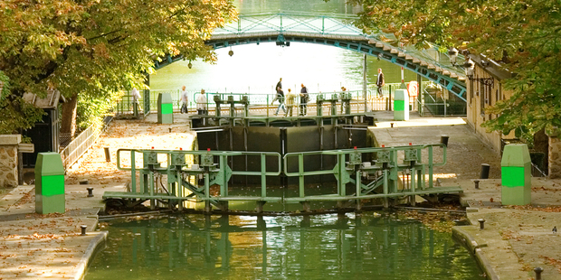 Built to carry drinking water in the early 19th century, Canal Saint-Martin now carries tourists. Photo / Thinkstock