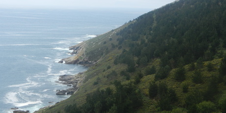 On the road to Cape Finisterre. Photo / Simon Winter