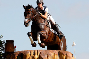 Clarke Johnstone riding Orient Express. Photo / Christine Cornege.