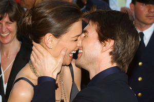 Katie Holmes has been spotted wearing high heels again. Photo / AP