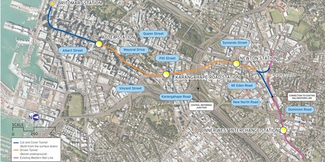 The proposed route. Image / supplied