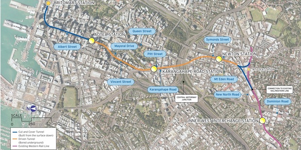The proposed route. Image / supplied