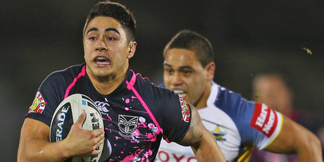 Shaun Johnson led the Warriors to a potentially season-saving win over the Cowboys on Sunday. Photo / Getty Images