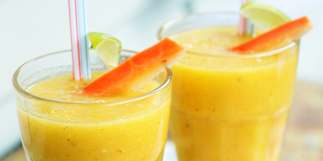 A mix of fruit and veges in the smoothie gives a boost of energy. Photo / Doug Sherring