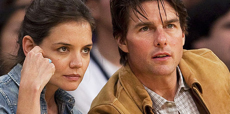 Reports suggest Tom Cruise and Katie Holmes were on the rocks up to six months ago. Photo / AP
