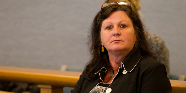 Carol Braithwaite, a director of National Finance, appeared at the High Court in Auckland today. Photo / Greg Bowker