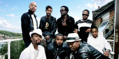 Hypnotic Brass Ensemble are made up of eight brothers taught their craft by their musician father, Kelan Philip Cohran. Photo / Supplied