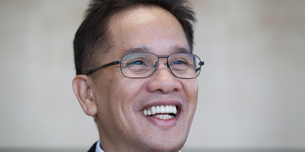 Malaysian business leader Tan Sri Halim Saad, here in New Zealand to let local businesses know the opportunities of producing food for halal markets. Photo / Richard Robinson