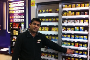 Retailer Ritesh Patel says the new tobacco regulations would make 'a little bit' of a difference to tobacco sales, but not much. Photo / APNZ