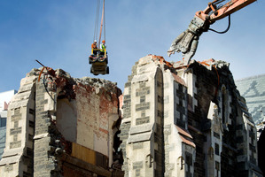 Critics of the decision to demolish Christchurch Cathedral believe it has not been damaged beyond the possibility of repair. Photo / Simon Baker