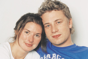 Jamie Oliver with wife Jools. File Photo / Supplied