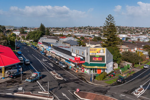 A strip of nine retail tenancies for sale at 1 Hayr Rd, Three Kings, which has a potential net income with full occupancy of $236,160.