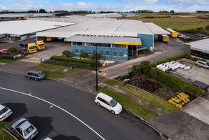 The office and warehouse property for sale at 93 Richard Pearse Drive at the Airport Oaks business precinct.