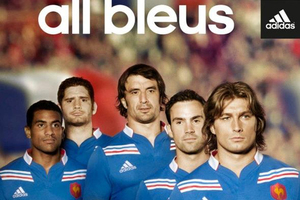 The new French rugby jersey launched by adidas. Photo / adidas