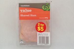 Countdown value - shaved ham. Photo / Supplied