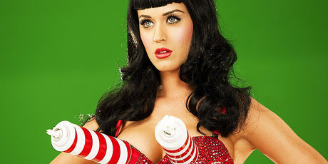 Katy Perry has been told to lose her trademark spinning bra over concerns about neck strain. Photo / Supplied