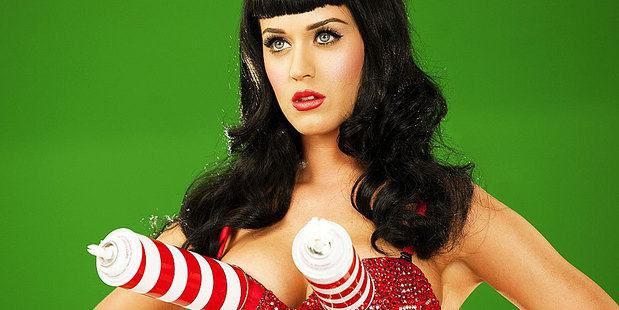 Katy Perry has been told to lose her trademark spinning bra over concerns about neck strain. Photo / Supplied