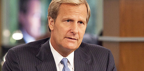 Jeff Daniels in Aaron Sorkin's new show The Newsroom. Photo / Supplied