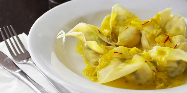 Tortelloni at The Refreshment Room, Titirangi. Photo / Greg Bowker