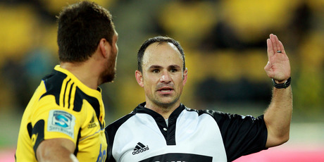 South African referee Jaco Peyper. Photo / Getty Images.