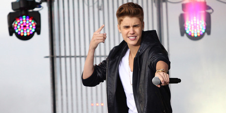 Justin Bieber performs on stage in Sydney. Photo / Getty Images