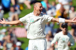 Chris Martin will add some valuable experience when the test series gets underway against the West Indies next week. Photo / Getty Images.