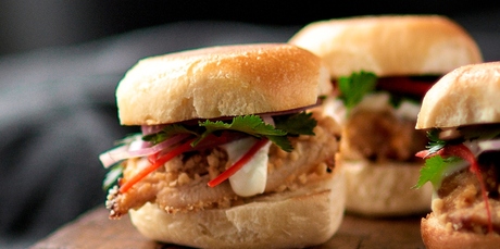 Make mini burgers with Loaf slider buns. Photo / Supplied