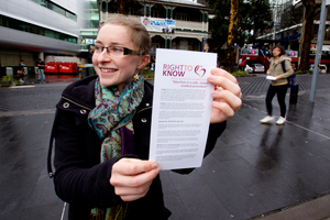Amy Blowers says freedom of expression is under threat. Photo / Dean Purcell