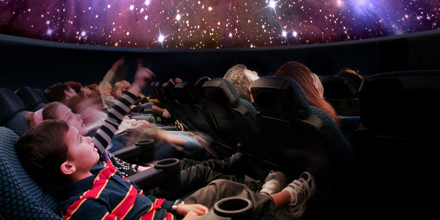 Children in the Auckland Stardome Observatory. Photo / Supplied