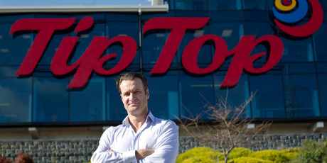 Tip Top boss Brett Charlton has a 'steady as she goes' attitude to growth in the fast moving consumer goods market. Photo / Richard Robinson