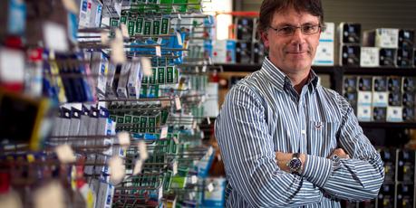 Computer Food's Richard Barnett is one of many Kiwi businessmen who find Google indispensable. Photo / Natalie Slade