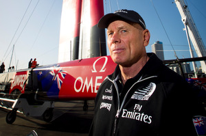 Grant Dalton says Team New Zealand are 'figuring it out as we go' in preparing their new catamaran. Photo / Natalie Slade
