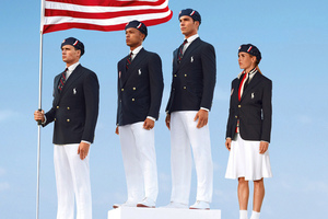 The 530 athletes representing the US will be dressed head to toe in uniforms made in China. Photo / AP
