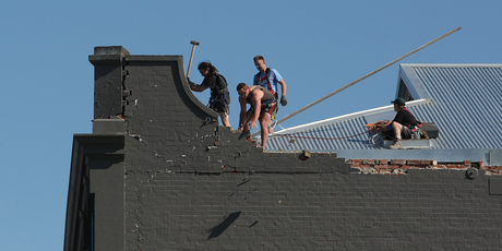 Around 1000 firms and 12,600 subcontractors have been sub-contracted in Canterbury. Photo / Greg Bowker