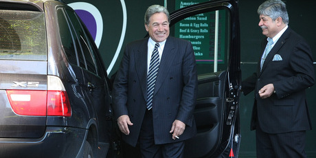 Winston Peters has questioned tax rises that will make a packet of 20 more than $20. Photo / Greg Bowker