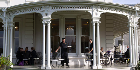 The Pah cafe at the Pah Homestead, Hillsborough. Photo / Richard Robinson
