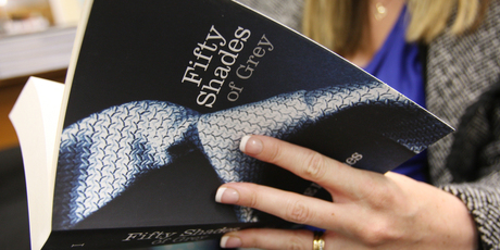 The 'Fifty Shades' erotic trilogy makes number five on Whitcoulls' most popular books list. Photo / APN