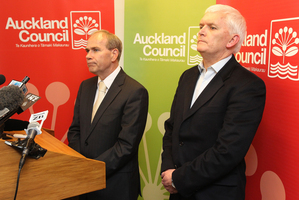 Auckland mayor Len Brown and council chief executive Doug McKay are bosses, not firsts among equals. Photo / Greg Bowker