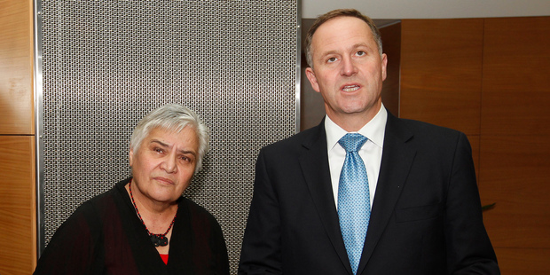 Maori Party co-leader Tariana Turia with Prime Minister John Key. File photo / Mark Mitchell