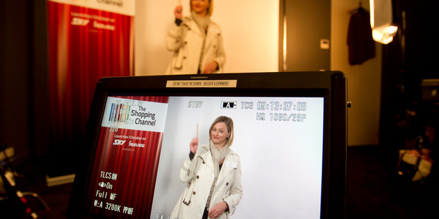 Maggie Armstrong, the first person to audition for the Shopping Channel last month. The channel, which launches in October, is hoping for 600,000 NZ women viewers a week. Photo / Kellie Blizard