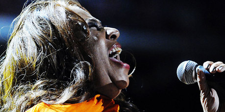 Aretha Franklin is reportedly in talks to become a judge on American Idol. Photo / AP