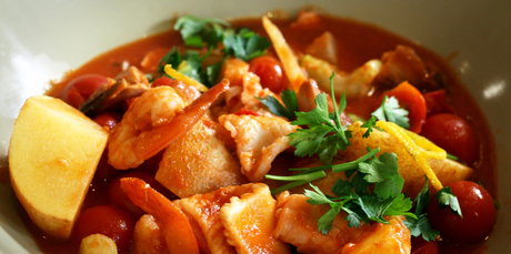 Fish stew. Photo / Janna Dixon