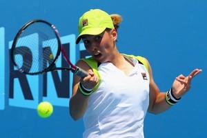 Marina Erakovic in action during her second round match at the Australian Open. Photo / Getty Images